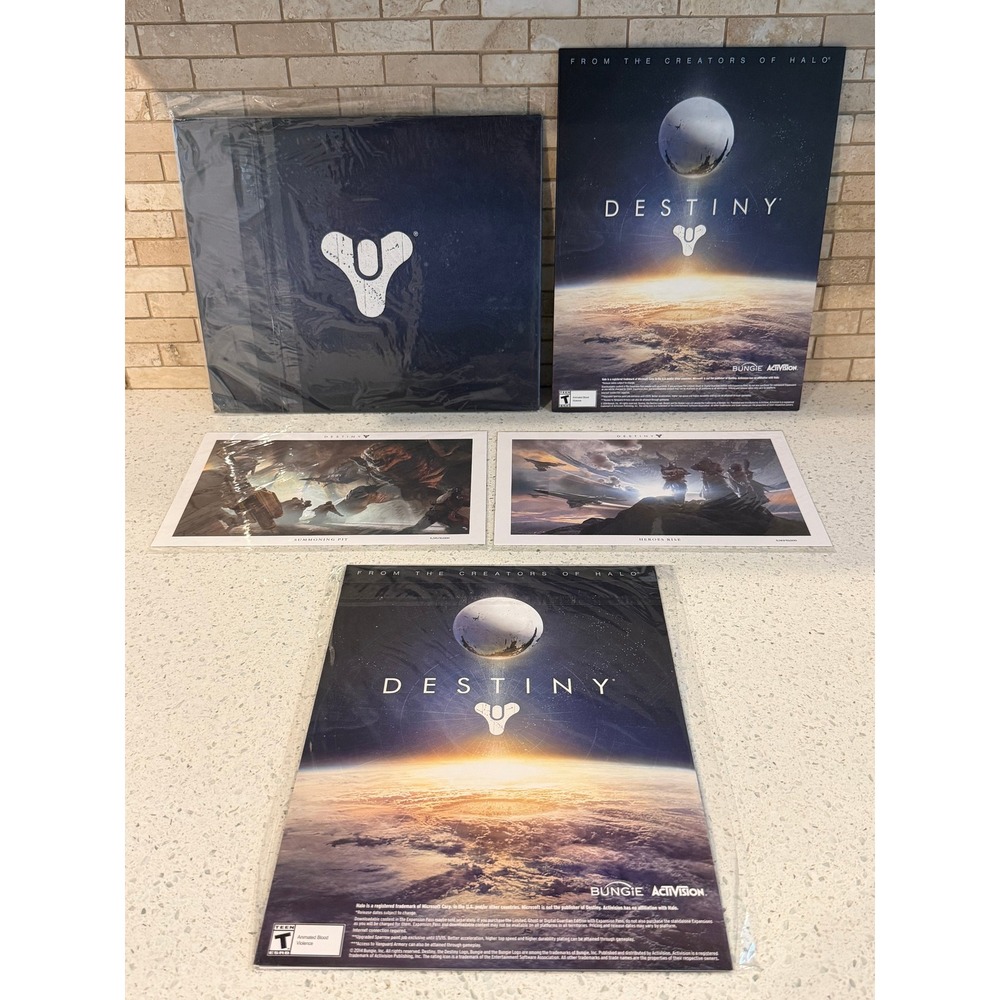 Destiny Rare GameStop Promotional Lithograph Numbered